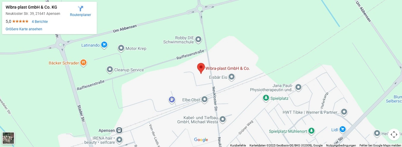 WIBRA-PLAST Apensen Anfahrt